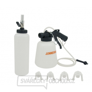 Přístroj na výměnu brzdové kapaliny a odvzdušnění brzd 0,75 l + láhev - JONNESWAY AE300214 gallery main image