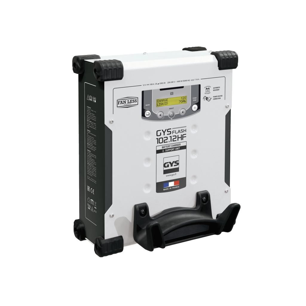 Levně Multifunkční nabíječka autobaterií GYS GYSFLASH 102.12 HF (5m kabely) 029606