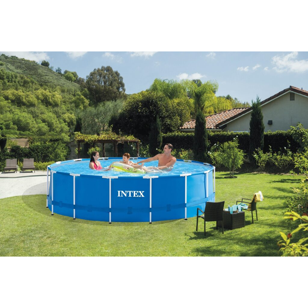 Bazén Florida 4,57x1,22 m + KF 3,8 vč. přísl. - Intex 28242/28236 Náhled