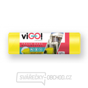 ViGO! Pytle do odpadkových košů LD 120l/8 ks PLAST - žluté