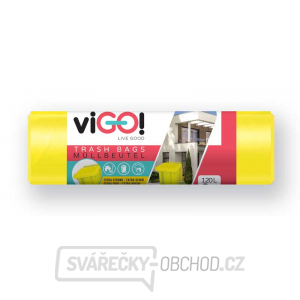 ViGO! Pytle do odpadkových košů LD 120l/8 ks PLAST - žluté ViGO! Pytle do odpadkových košů LD 120l/8 ks PLAST - žluté gallery main image