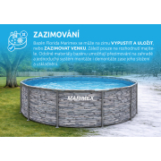 Bazén Florida 3,66x1,22 m KÁMEN bez přísl. Náhled