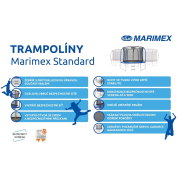 Trampolína Marimex 305 cm + vnitřní ochranná síť + schůdky ZDARMA náhled