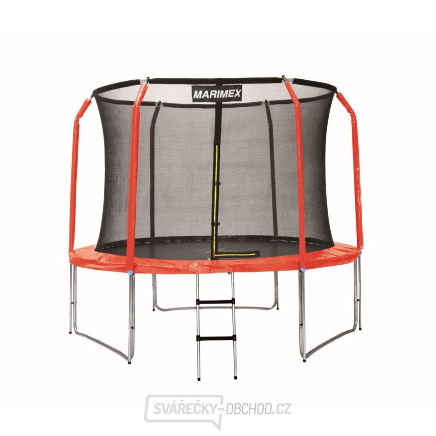 Sada krytu pružin a rukávů na trampolínu 244 cm - červená