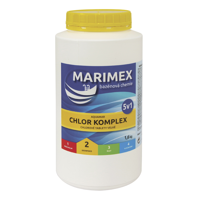 Marimex chlor komplex 5v1 1,6 kg (tableta)