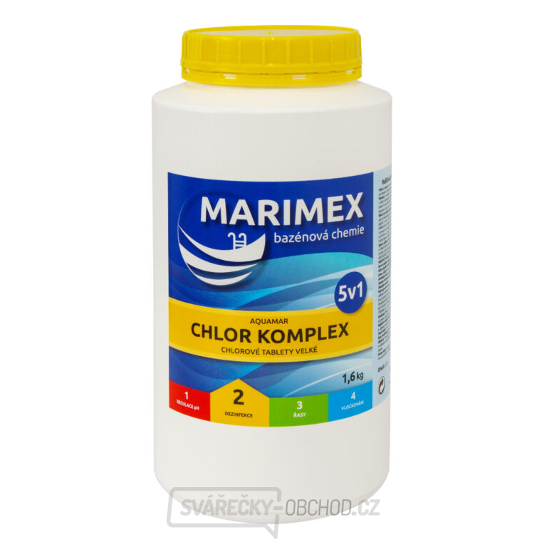 Marimex chlor komplex 5v1 1,6 kg (tableta)