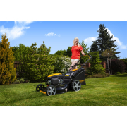 Benzínová sekačka na trávu Riwall PRO RPM 5155 PRO 4v1 s pojezdem Náhled