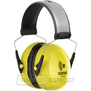 JSP SONIS 2 sluchátka - žluté