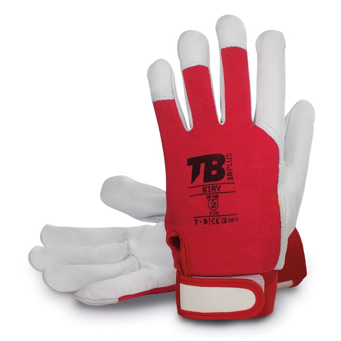 Kombinované pracovní rukavice TB 81RV - vel.10 0101021599100