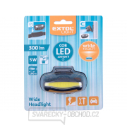 čelovka širokoúhlá 300lm, 5W COB LED čelovka širokoúhlá 300lm, 5W COB LED náhled