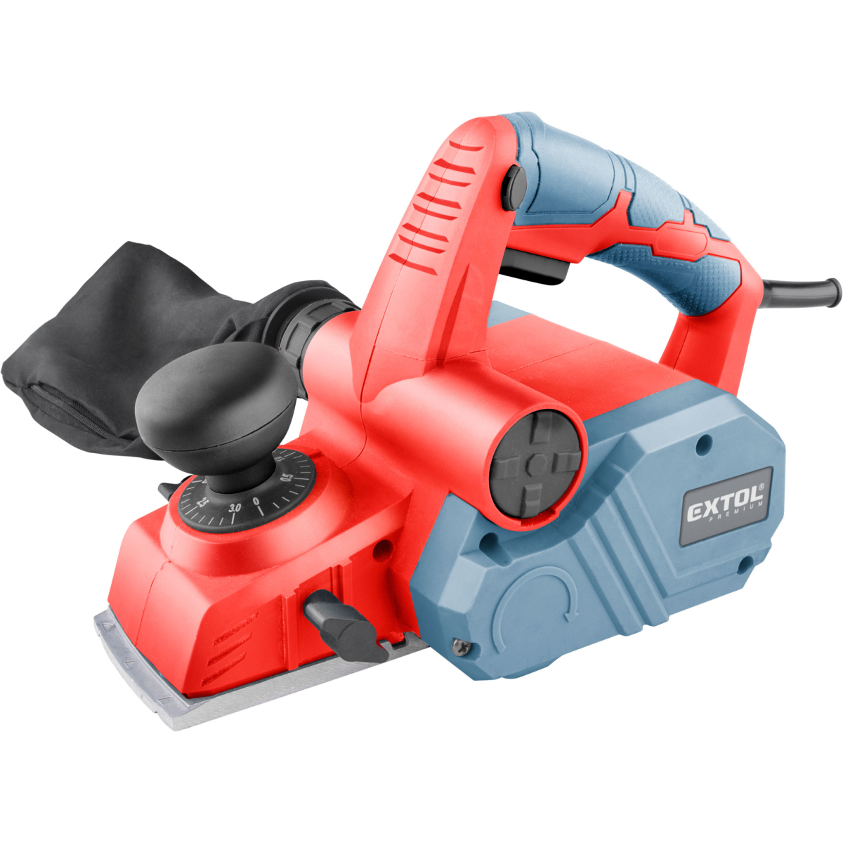 EXTOL PREMIUM Hoblík elektrický, 900W, polodrážka 24mm 8893406