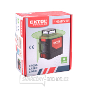 Laser zelený liniový, křížový samonivelační náhled