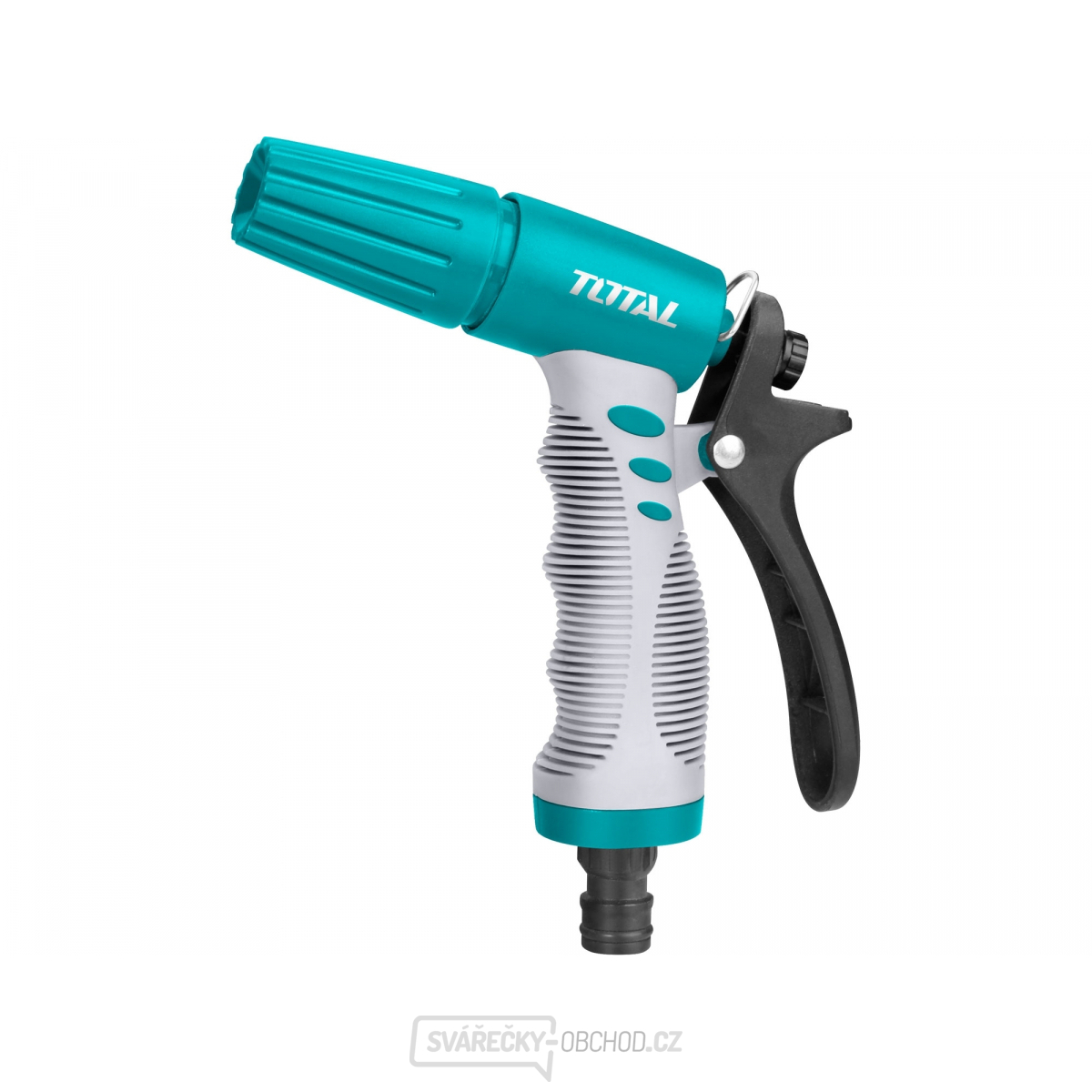 Postřikovač zahradní, možnost regulace průtoku i stříkání, pro 3/4" hadici, ABS