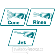 Postřikovač zahradní, možnost regulace průtoku i stříkání, pro 3/4