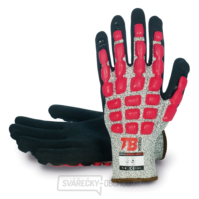 Univerzální máčené pracovní rukavice TB 490RMF IMPACT - vel.9 Univerzální máčené pracovní rukavice TB 490RMF IMPACT - vel.9 gallery main image