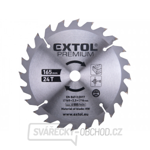 Kotouč pilový s SK plátky, 165x1,4x16mm, 24T Kotouč pilový s SK plátky, 165x1,4x16mm, 24T gallery main image