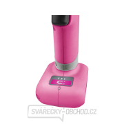 Aku vrtací šroubovák růžový EXTOL 12V Li-ion, 1500mAh náhled