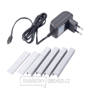 Aku sponkovačka/hřebíkovačka EXTOL CRAFT 4V Li-ion, 1300mAh, USB nabíjení Náhled