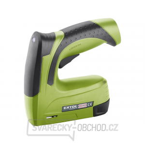 Aku sponkovačka/hřebíkovačka EXTOL CRAFT 4V Li-ion, 1300mAh, USB nabíjení Aku sponkovačka/hřebíkovačka EXTOL CRAFT 4V Li-ion, 1300mAh, USB nabíjení gallery main image