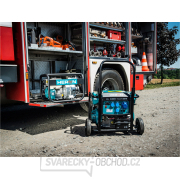 Elektrocentrála benzínová 17HP/8,2kW, podvozek, elektrický start Elektrocentrála benzínová 17HP/8,2kW, podvozek, elektrický start náhled