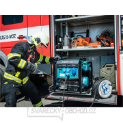 Elektrocentrála benzínová 17HP/8,2kW, podvozek, elektrický start náhled