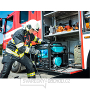 Elektrocentrála benzínová 17HP/8,2kW, podvozek, elektrický start náhled