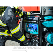 Elektrocentrála benzínová 17HP/8,2kW, podvozek, elektrický start náhled