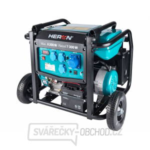 Elektrocentrála benzínová 17HP/8,2kW, podvozek, elektrický start Elektrocentrála benzínová 17HP/8,2kW, podvozek, elektrický start gallery main image