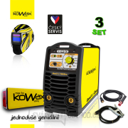KOWAX GeniArc® 160EVO + 3m Kabely + Kukla + Elektrody 2.5mm/2.5kg Náhled