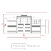Dřevěný domek SOLID TOMAS 464 x 301 cm (P88904) Náhled