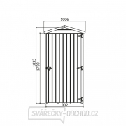 Dřevěný domek SOLID ANITA 1 - 90 x 96 cm (S879-1) Náhled