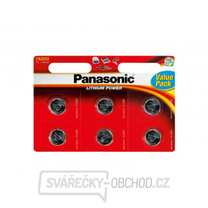 Baterie CR2032 PANASONIC lithiová 6BP