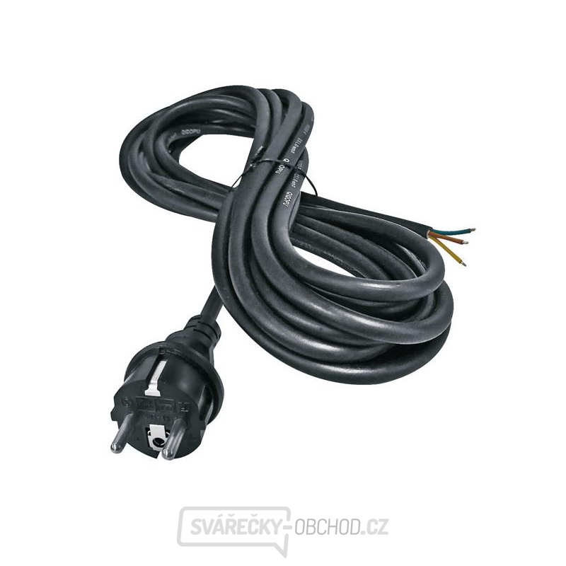 Flexo šňůra gumová 3x2,5mm2 3m černá Geti