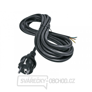 Flexo šňůra gumová 3x2,5mm2 3m černá Geti gallery main image
