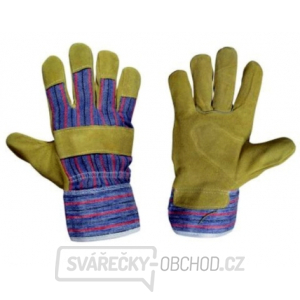 Pracovní rukavice hovězí štípenka - velikost 10 CERVA - TERN 