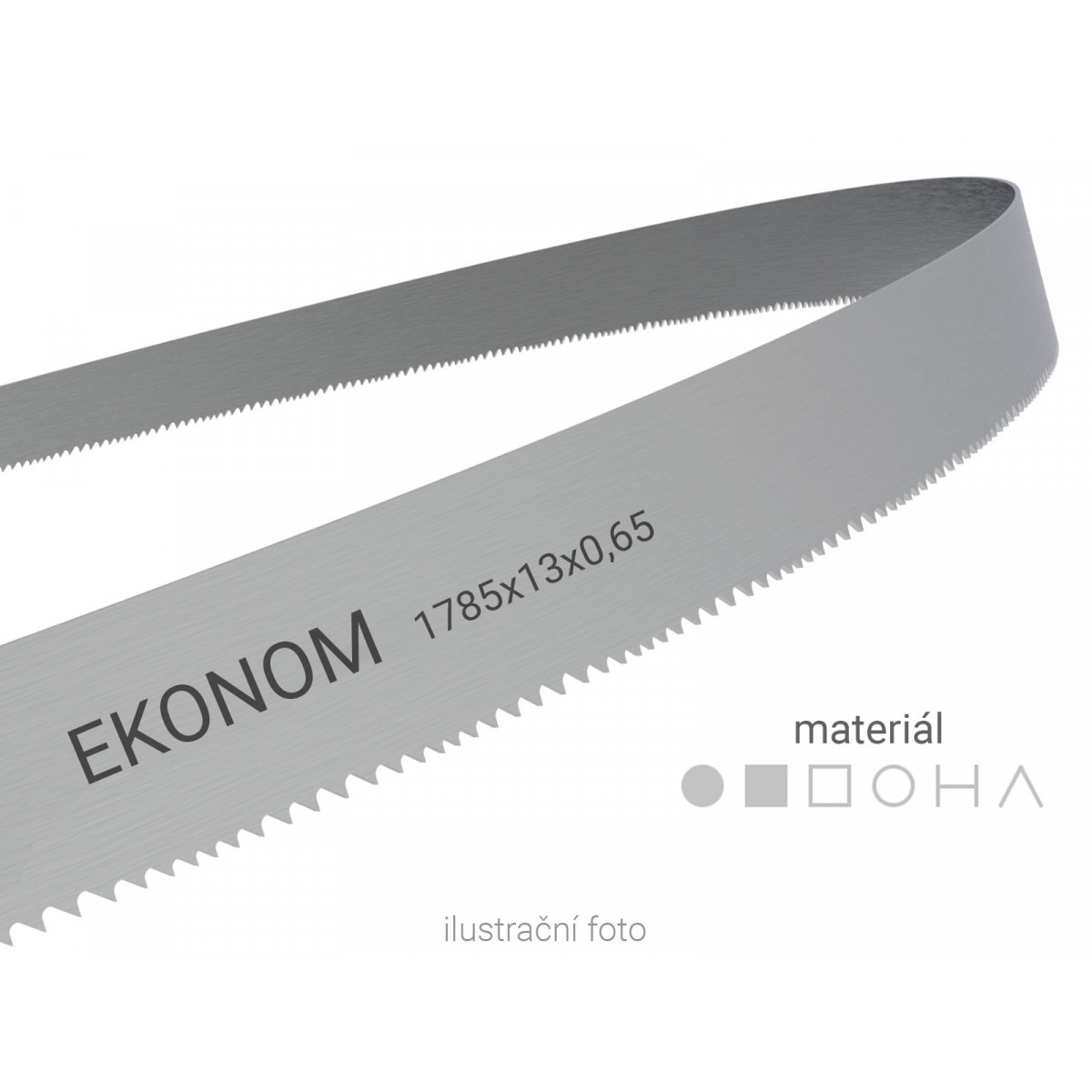 Pilový pás Wikus EKONOM 1785x13x0,65mm (pro PMS 150/170 MO, 150/170 MO-S) 10-14z W-EKO178513065-1014v