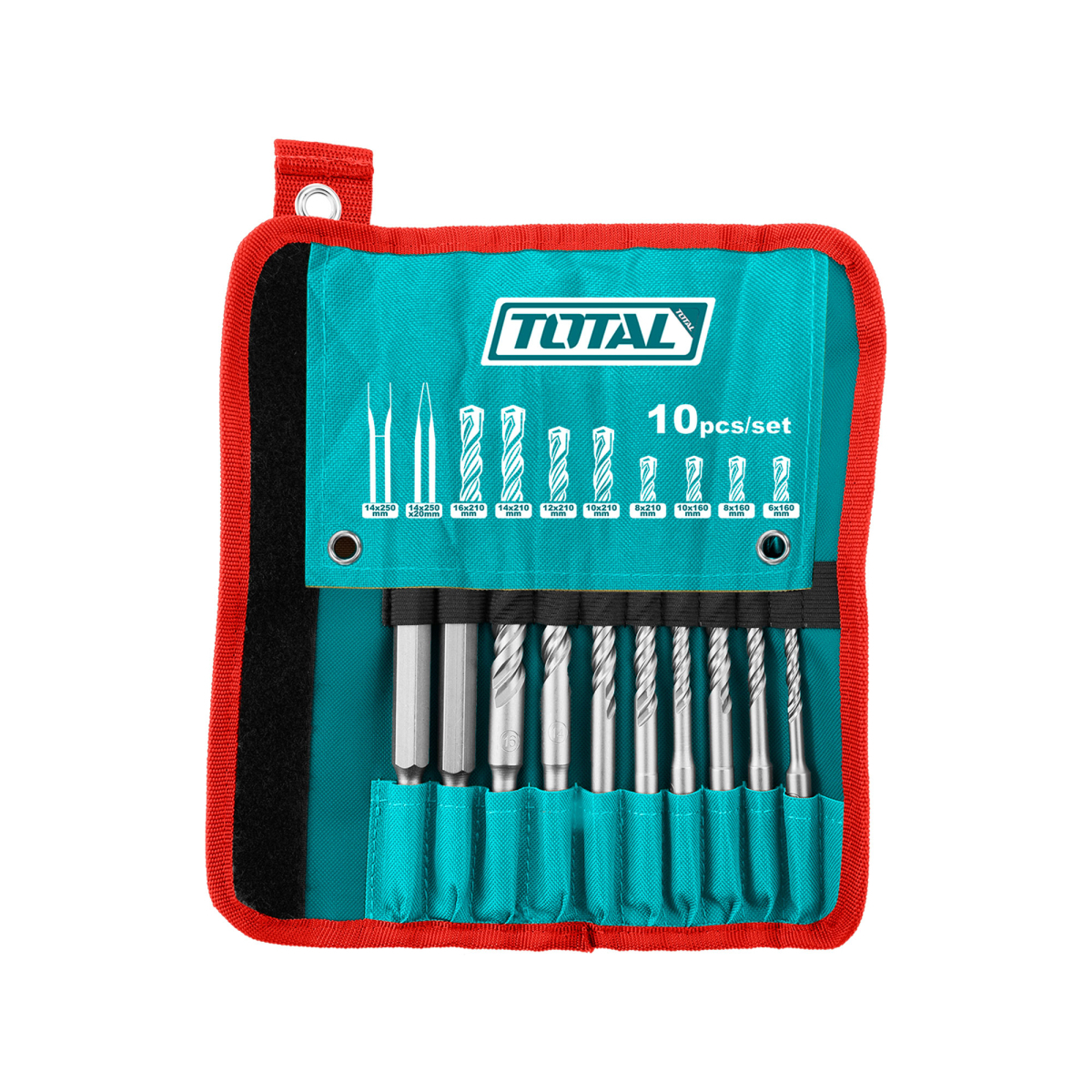 Levně Vrtáky a sekáče SDS Plus - 10ks TACSD19101
