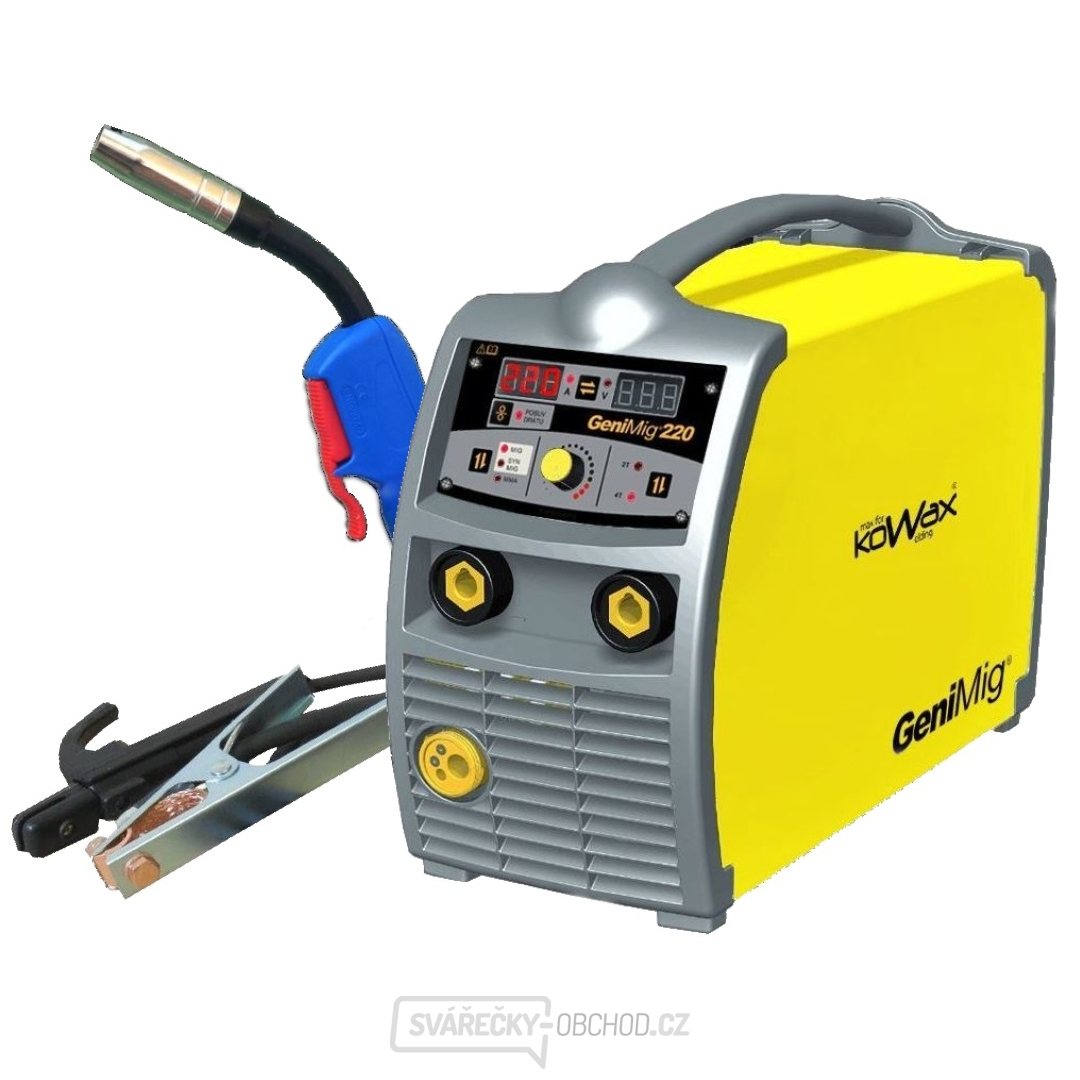 Genimig 220, Svářecí invertor MIG/MAG/MMA + hořák 4m + kabely 3m