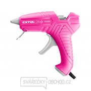 Pistole tavná lepící, ⌀11mm, 40W, růžová Pistole tavná lepící, ⌀11mm, 40W, růžová gallery main image