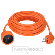 Solight prodlužovací přívod - spojka, 1 zásuvka, 7m, 3 x 1mm2, oranžová Náhled