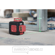 Laser zelený 2D liniový, křížový samonivelační náhled