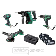 HIKOKI 4-dílný 18V set KC18DG4LWDZ gallery main image