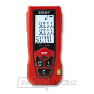 SOLA - VECTOR 50 - laserový dálkoměr 50m SOLA - VECTOR 50 - laserový dálkoměr 50m gallery main image