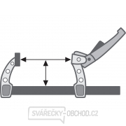 Svěrka F ráčnová-rychloupínací, 200x80mm Náhled