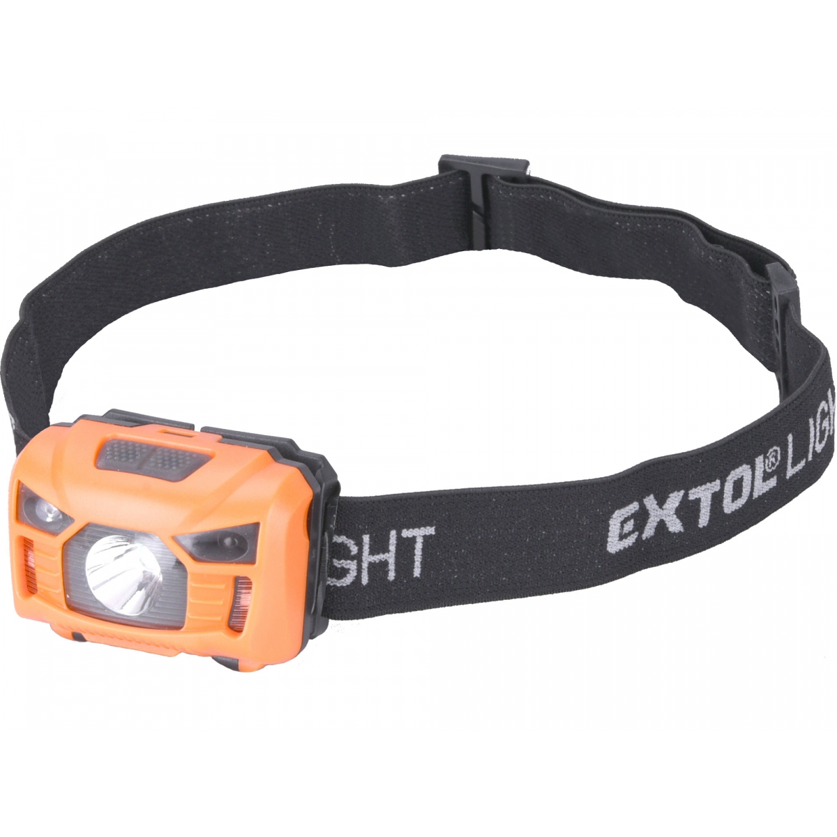 EXTOL LIGHT čelovka 100lm, USB nabíjení s IR čidlem, 3W LED