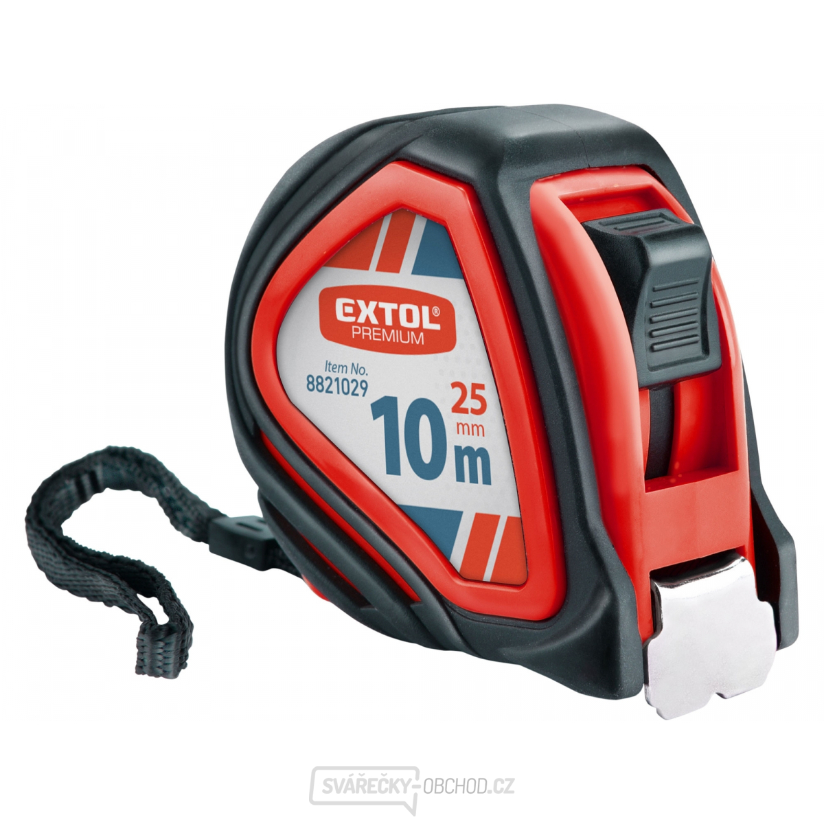 Metr svinovací, 10m, š. pásku 25mm