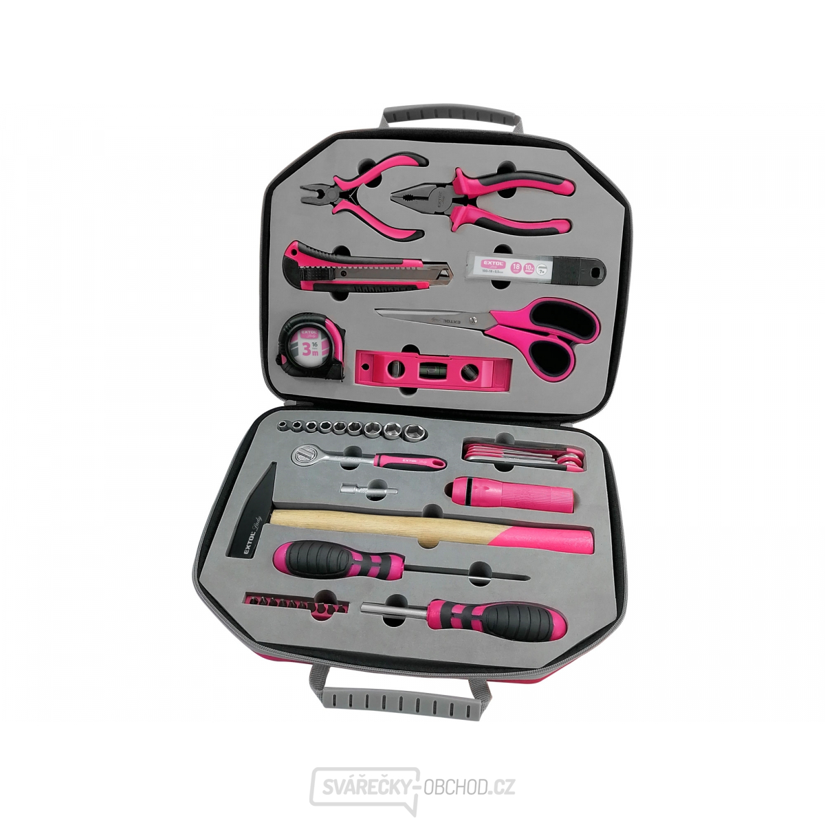 Sada nářadí 47ks, 1/4", CrV