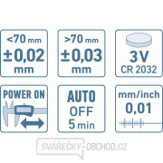Měřítko posuvné digitální nerez, 0-300mm Náhled