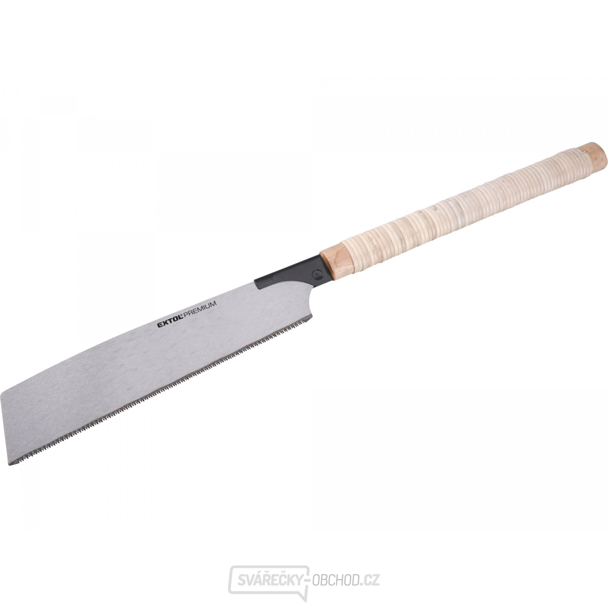 Pila tesařská s ratanovým opletem rukojeti, délka 610/255mm