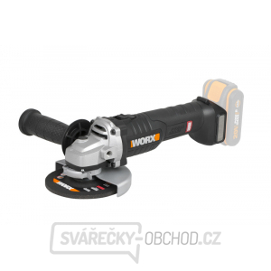 Aku úhlová bruska 125mm WORX Orange WX812.9 - 20V - bez akumulátoru - Powershare